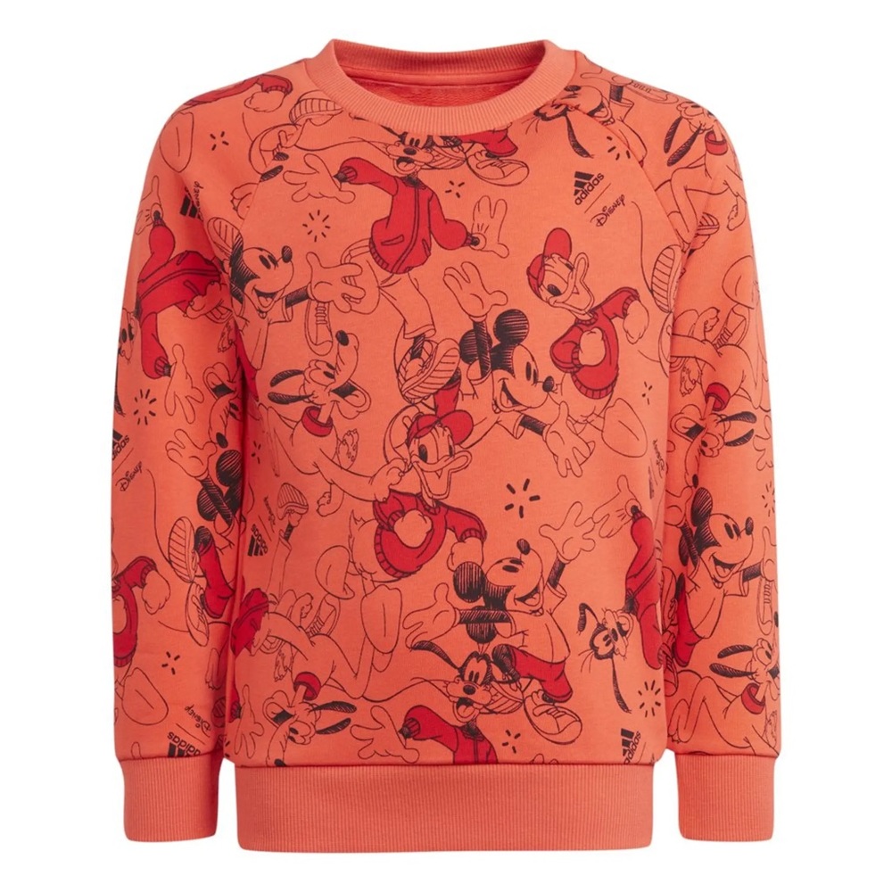 Adidas x Disney Mickey Mouse Kid’s Orange Sweatshirt - Size S